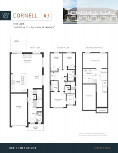 Fox Crossing Cornell 3 Floor Plan